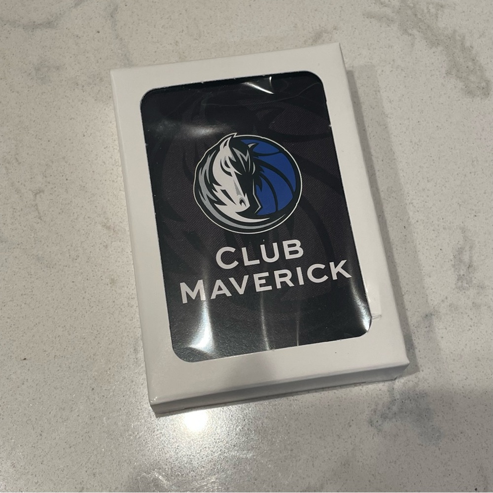 Dallas mavericks playing cards set